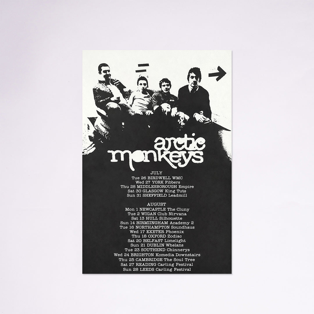 Arctic Monkeys 2005 Tour Poster